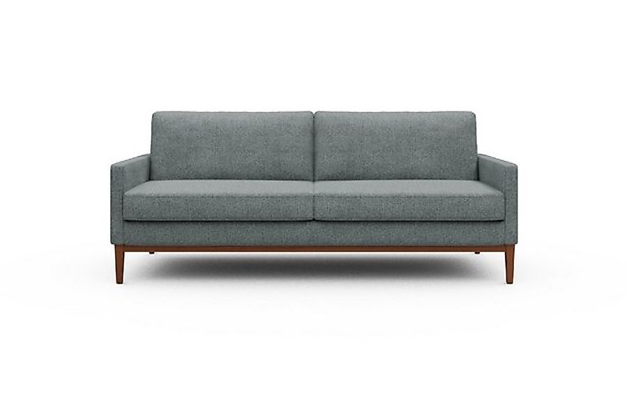 moebelfaktor Sofa Bodo 3-Sitzer, Retro-Design, elegante Linien, stabile Hol günstig online kaufen