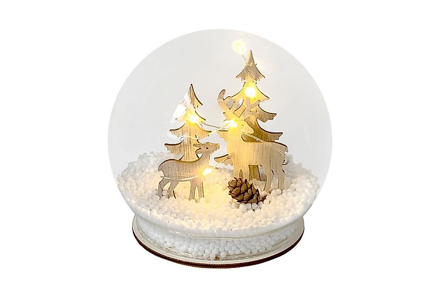 HTI-Living Schneekugel Beleuchtete Schneekugel mit Rehen (Stück, 1 St., 1 S günstig online kaufen