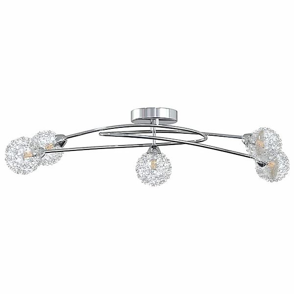 vidaXL Deckenleuchte mit Drahtgeflecht-Schirmen für 5 G9 LED-Leuchten 33790 günstig online kaufen