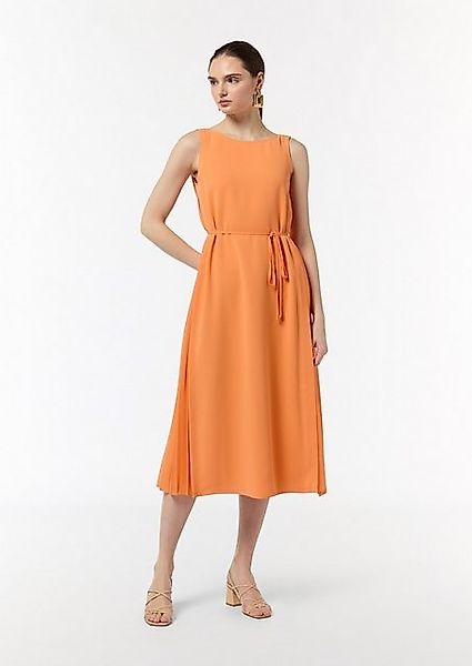 Comma Maxikleid Ärmelloses Midikleid aus Crêpe günstig online kaufen