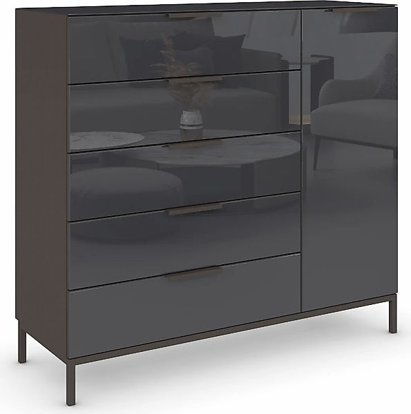 rauch Kombikommode "Kommode Türkommode Sideboard Kombikommode FLIPP mit Gla günstig online kaufen