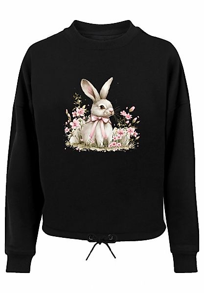 F4NT4STIC Sweatshirt "Niedlicher Osterhase mit Blumen" Premium Qualität günstig online kaufen