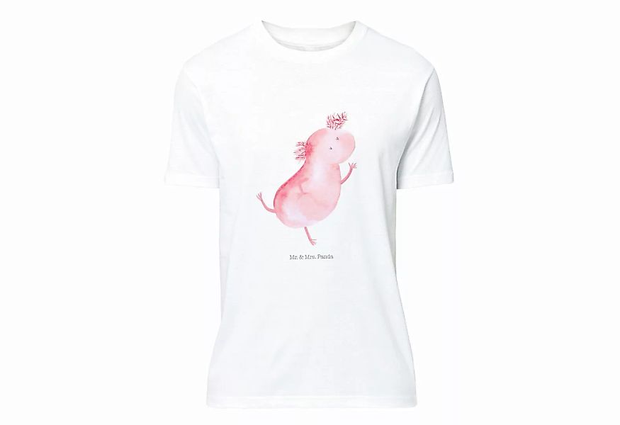 Mr. & Mrs. Panda T-Shirt Axolotl tanzt - Weiß - Geschenk, Tshirt, Lustiges günstig online kaufen