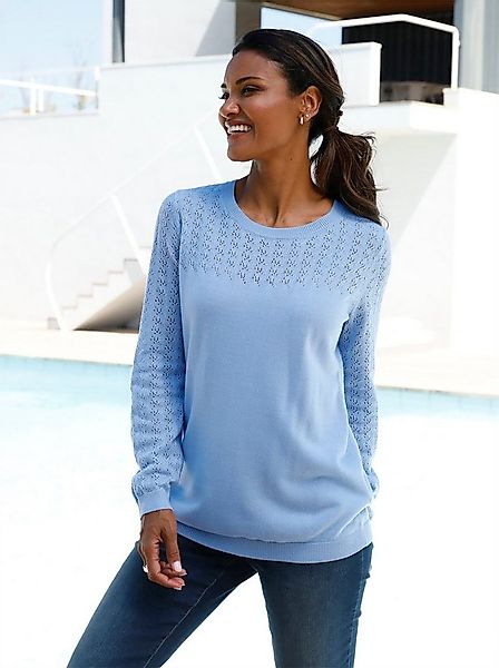 Sieh an! Strickpullover Ajourpullover . günstig online kaufen