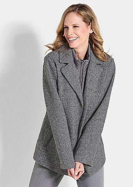 GOLDNER Outdoorjacke Kurzgröße: Moderne Wolljacke mit Steppeinsatz Winterma günstig online kaufen