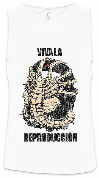 Urban Backwoods Tanktop Viva La Reproducción Ärmelloses T-Shirt Face Alien günstig online kaufen