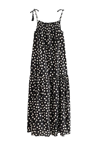 Next Trägerkleid Gestuftes Maxikleid mit tief günstig online kaufen