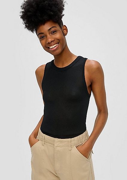 QS Muskelshirt Strickpullunder Strickpullunder aus Viskosemix günstig online kaufen