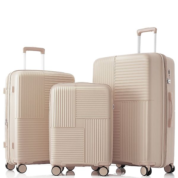 OKWISH Hartschalen-Trolley Hartschalenkofferset 3-tlg, mit Innenfächern, günstig online kaufen