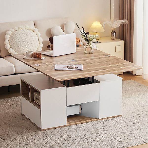 MODFU Couchtisch Multifunktions-Couchtisch (Couchtisch mit Schubladen, günstig online kaufen