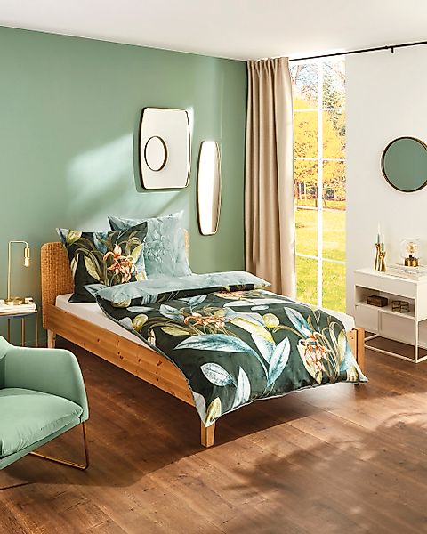 Kaeppel Bettwäsche "Asmara" 2 Stk. tlg. Mit großen Blumen günstig online kaufen