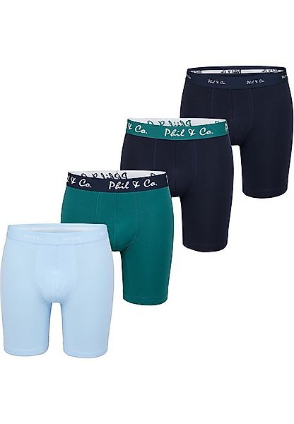 Phil & Co. Langer Boxer Long Boxer Briefs (4-St) Retroshorts - langes Bein günstig online kaufen