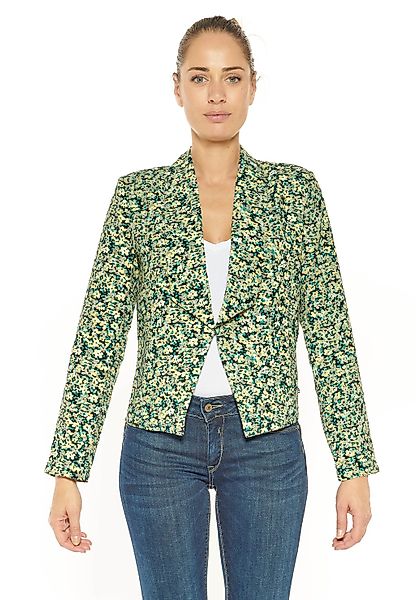 Le Temps Des Cerises Jackenblazer "MERYA", mit floralem Allover-Print günstig online kaufen