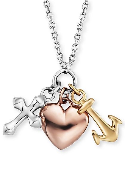 Engelsrufer Kette mit Anhänger GLAUBE LIEBE UND HOFFNUNG TRICOLOR günstig online kaufen