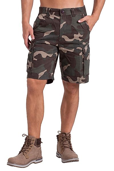 BlauerHafen Cargobermudas Herren Heer Camouflage Cargo günstig online kaufen