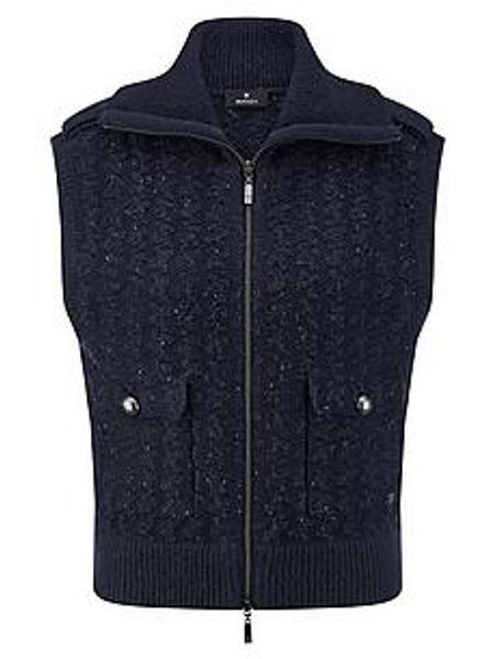 Strickweste Monari blau günstig online kaufen