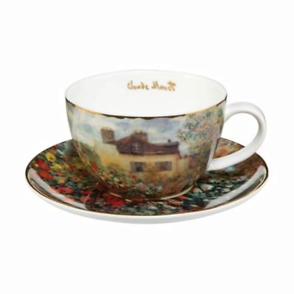 Goebel Tee-/ Cappuccinotasse Claude Monet - Das Künstlerhaus bunt günstig online kaufen