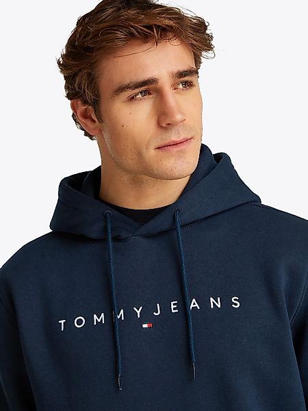 Tommy Jeans Hoodie "TJM REG LINEAR LOGO HOODIE EXT", mit Logo-Stickerei günstig online kaufen