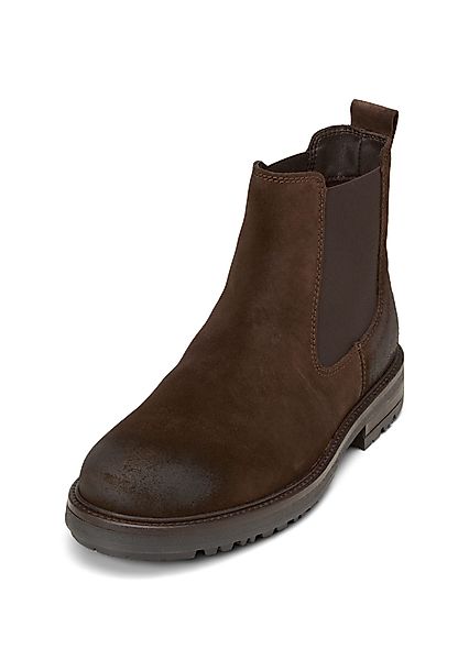 Marc O'Polo aus edlem Velours-Rindleder Chelseaboots günstig online kaufen