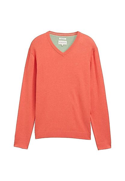 TOM TAILOR Strickpullover Pullover Strickpullover V-Neck (1-tlg) günstig online kaufen