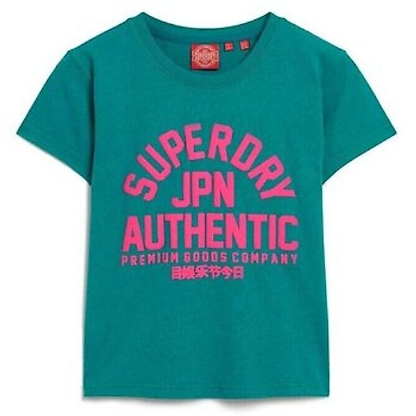 Superdry  T-Shirt T-shirt ajusté à imprimé en relief femme günstig online kaufen