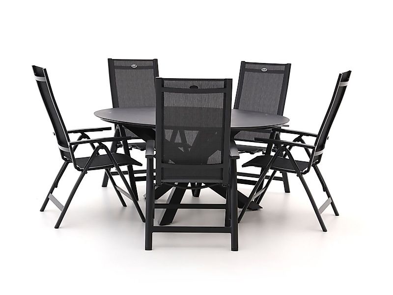 Hartman Troy/Lodola ø 150 cm Gartenmöbel-Set 6-teilig verstellbar günstig online kaufen