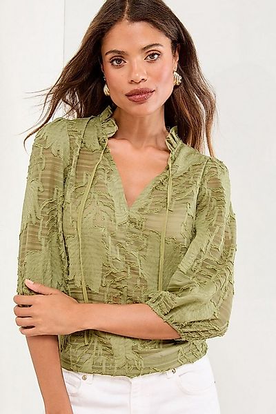 LIPSY Langarmbluse Lipsy Oberteil mit 3/4-Ärmeln, Regular (1-tlg) günstig online kaufen