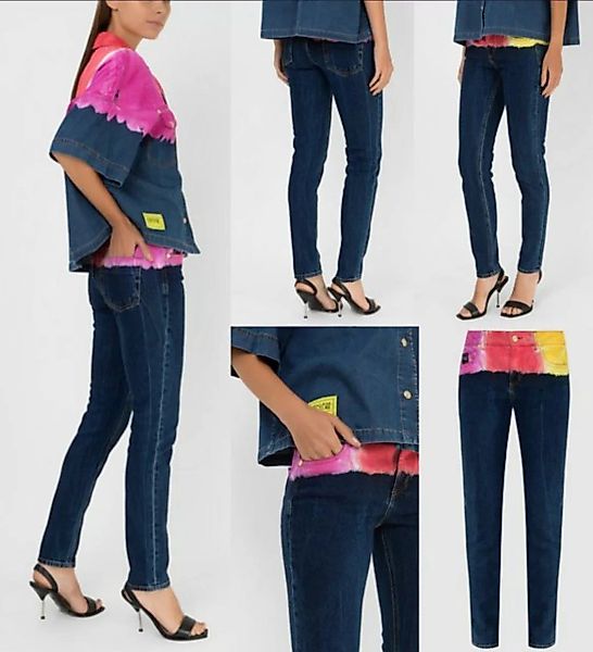 Versace 5-Pocket-Jeans VERSACE JEANS COUTURE TIE-DYE Slim Jeans Batic Denim günstig online kaufen