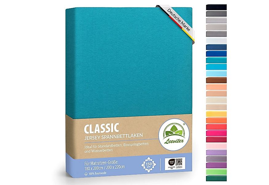 leevitex® Spannbettlaken Spannbettlaken Boxspringbett & Wasserbett Spannbet günstig online kaufen