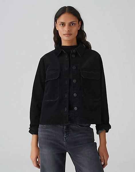 OPUS Jeansjacke Denimjacke HEDRA Regular aus Samt günstig online kaufen