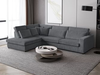 Beautysofa Ecksofa mit dekorativen Kissen PARMA, günstig online kaufen