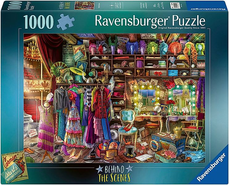Ravensburger Puzzle Amiee Stewart Backstage 1000p, 1000 Puzzleteile, Made i günstig online kaufen
