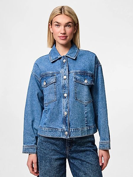 pieces Jeansjacke "PCELMA DENIM JACKET NOOS BC", ohne Kapuze günstig online kaufen