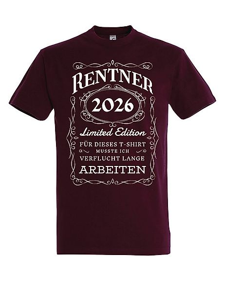Youth Designz T-Shirt RENTNER 2026 Herren T-Shirt Rente Geschenk mit lustig günstig online kaufen