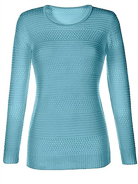 Sieh an! Strickpullover Rundhalspullover günstig online kaufen