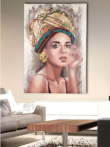 GILDE Leinwandbild "Bild Frau "Tianna"", (1 St.) günstig online kaufen