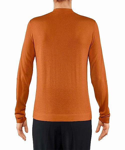 FALKE Damen Pullover Rundhals, L, Orange, Uni, Kaschmir, 64066-826104 günstig online kaufen