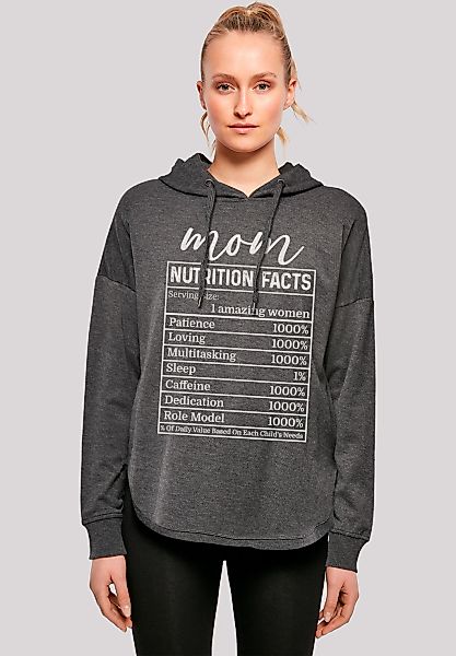 F4NT4STIC Kapuzenpullover "Muttertag Mama Nährwerte Lustig weiss", Premium günstig online kaufen