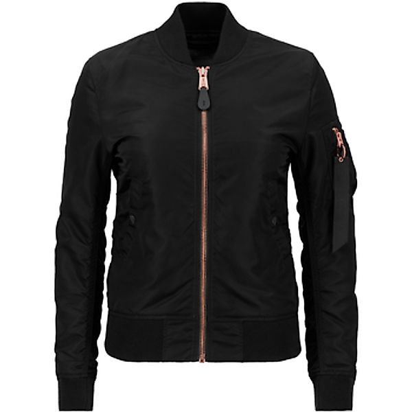Alpha  Damen-Jacke MA-1 VF LW Wmn - black/copper günstig online kaufen