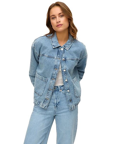 Vero Moda Jeansjacke Denim-Shacket im Oversize-Look günstig online kaufen