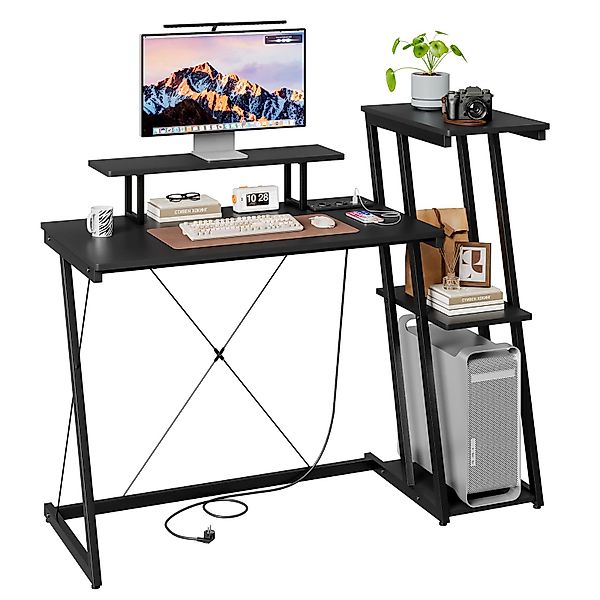 NAIMP Gamingtisch Computertisch, 120cm Schreibtisch mit günstig online kaufen