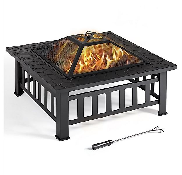 Yaheetech Feuerschale, Fire Pit für Terrasse Tischkamin günstig online kaufen