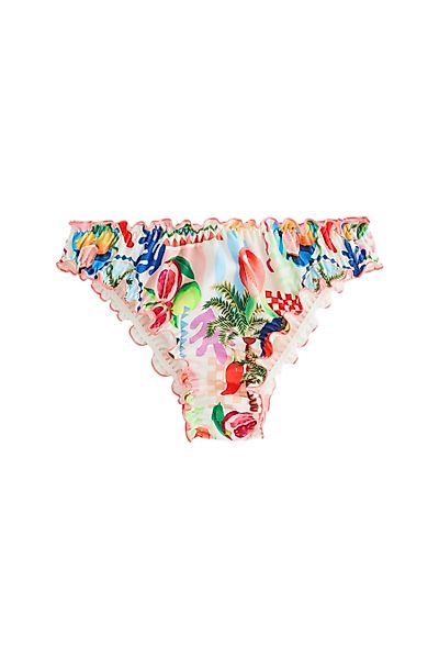 Next Bikini-Hose Bikinihose mit Kontrastrüschen, Brazilian günstig online kaufen