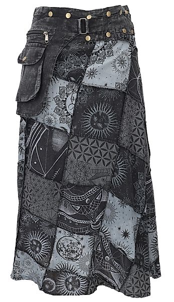 Guru-Shop Minirock Wickelrock, langer Rock mit günstig online kaufen