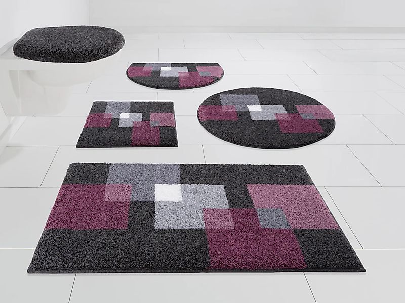 Grund Badematte "Paxos" Höhe 20 mm rutschhemmend beschichtet fußbodenheizun günstig online kaufen