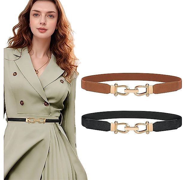 Coonoor Hüftgürtel Damen Elastische Taille Gürtel Dehnbar Retro Haken Gürte günstig online kaufen
