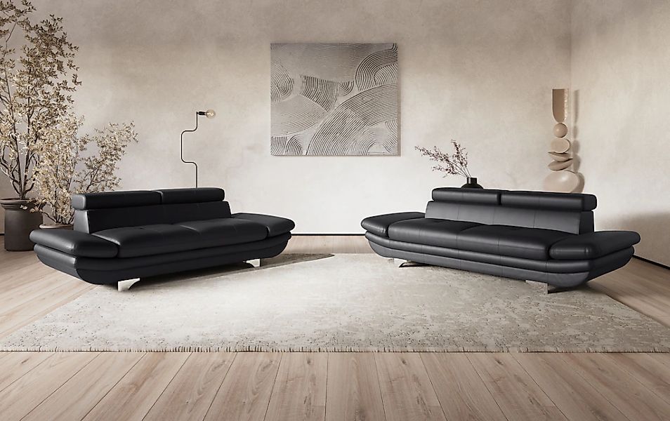 COTTA 3-Sitzer »Enterprise«, Big-Sofa, mit Armteilverstellung & Kopfteilver günstig online kaufen