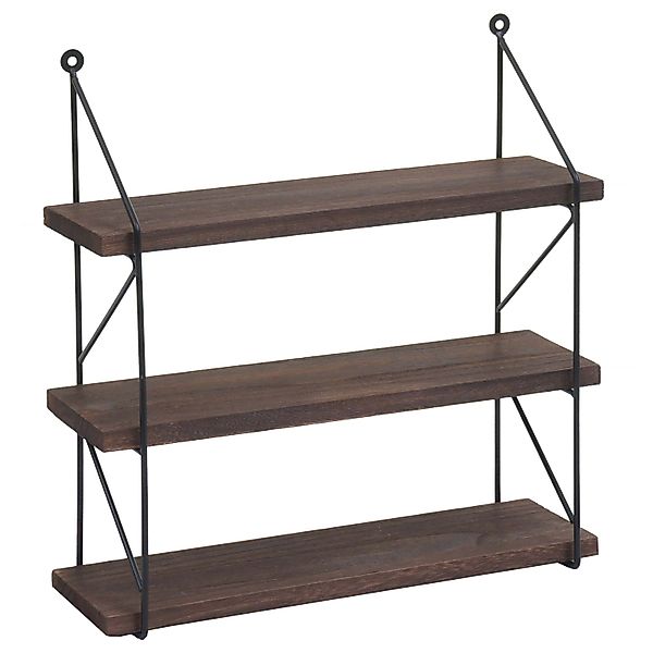 MCW Wandregal MCW-K78, Drei Regalböden, Industriedesign günstig online kaufen