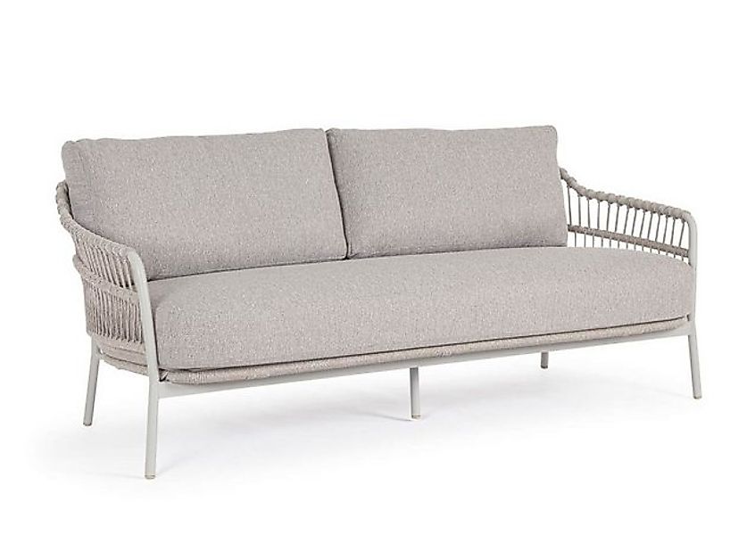 Bizzotto Gartensofa Talaia aus Metall, Frostig günstig online kaufen