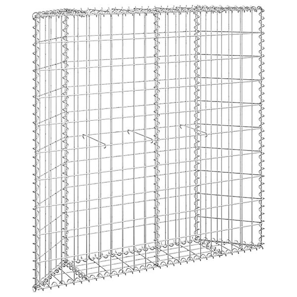 vidaXL Gabionen-Hochbeet Trapezform Stahl 100x20x100 cm 853525 günstig online kaufen